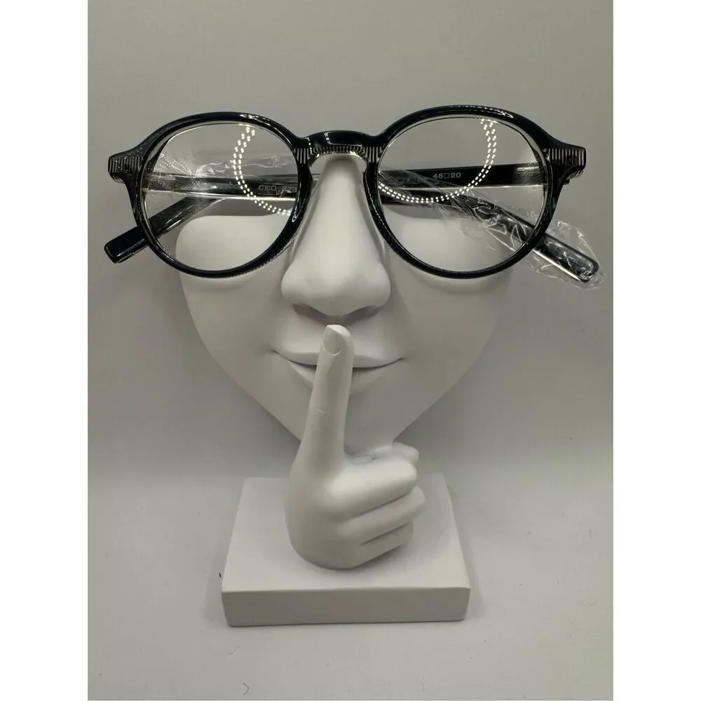 eyebobs CEO eyeglass frames gray blue black new without case